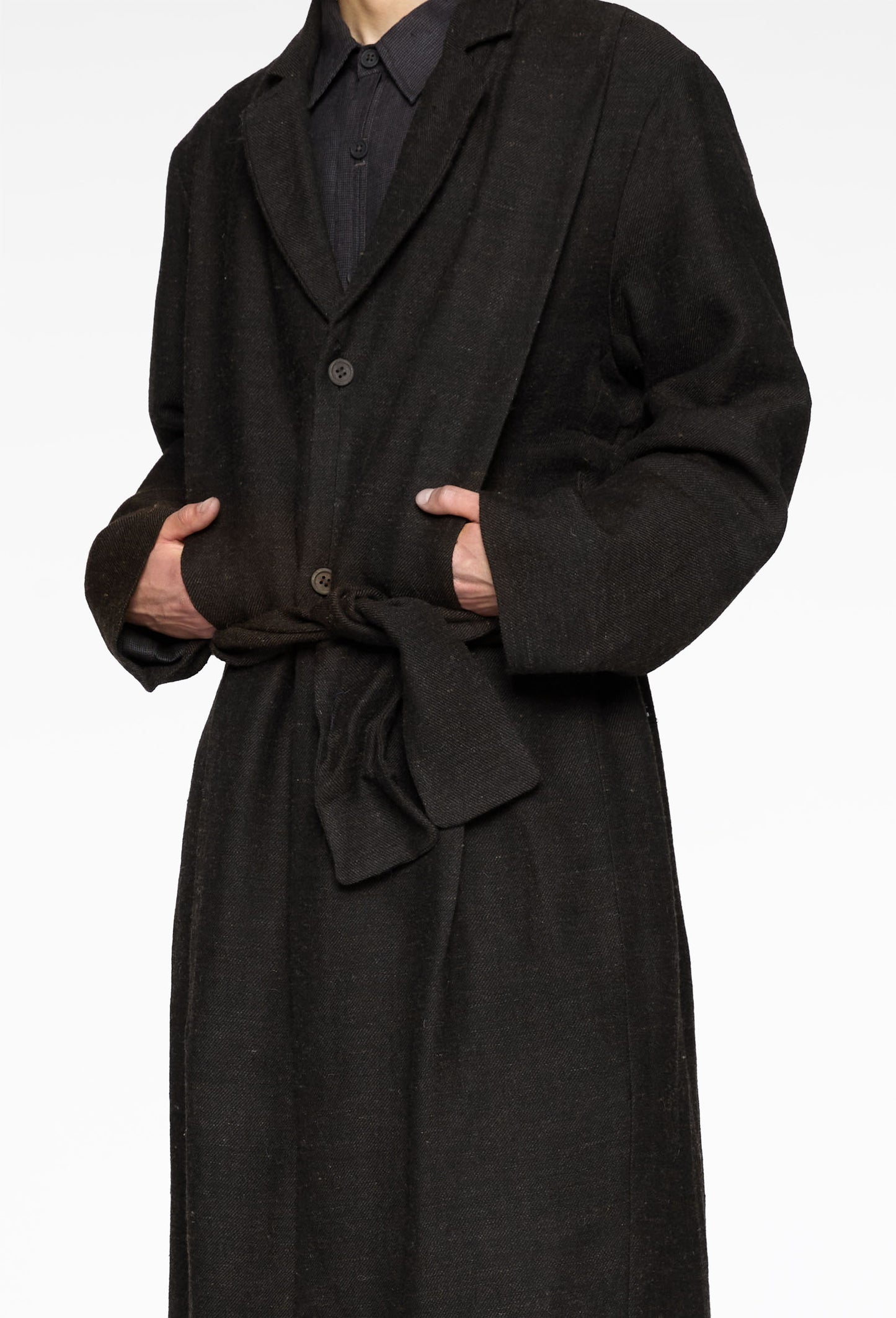 Brown Wool Topcoat