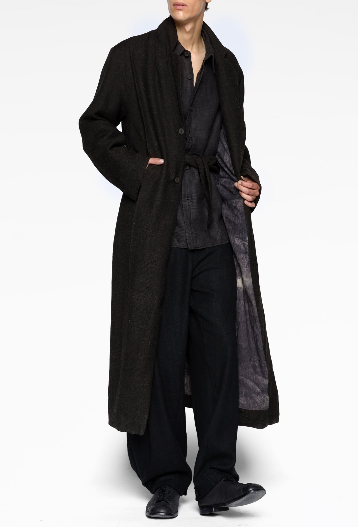 Brown Wool Topcoat