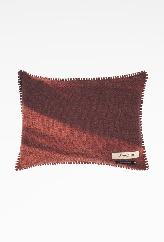 Burgundy Sun-Bleached Cushion