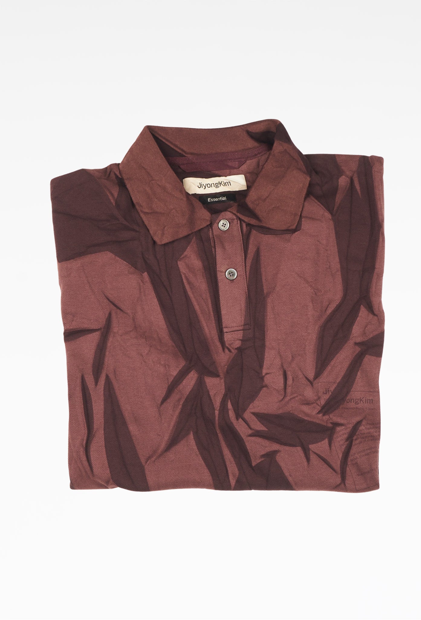 Burgundy Sun-Bleached Pack Polo T-Shirt (Half)