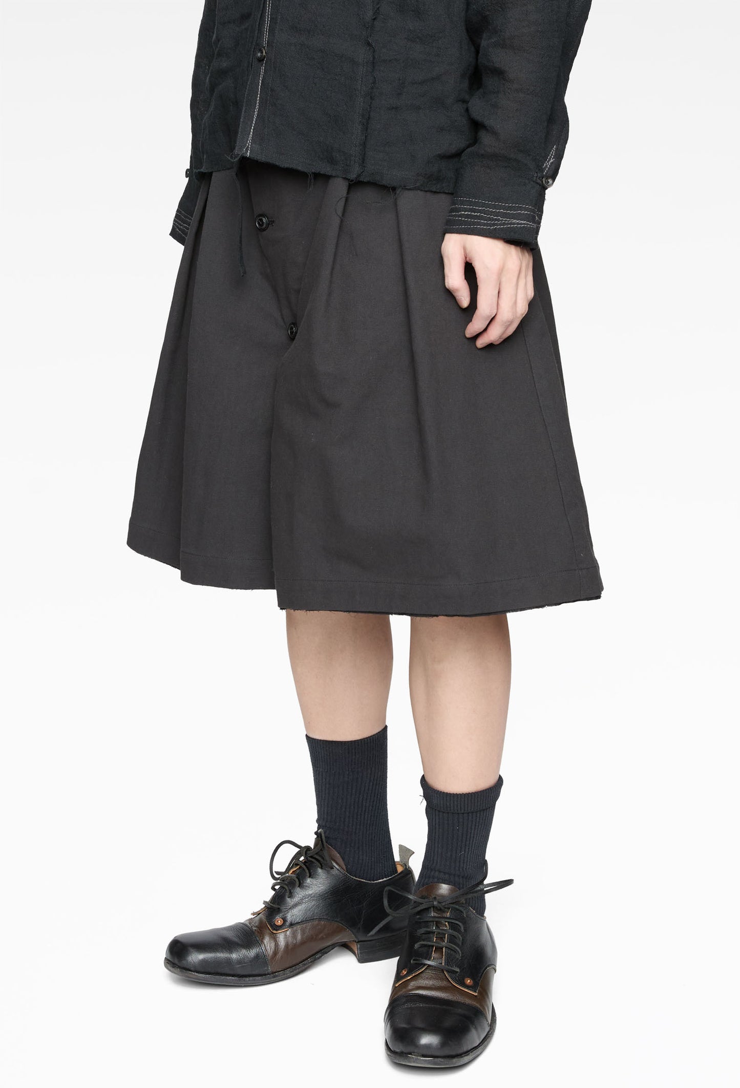 Button Draft Shorts