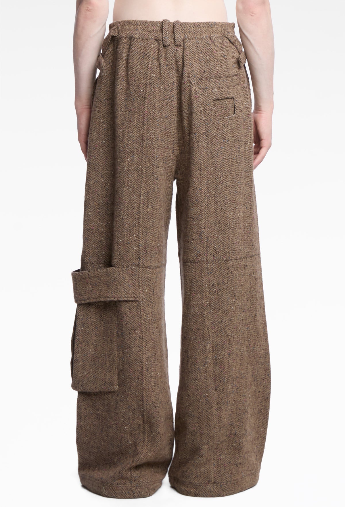 Candy Khaki Draped Slide Cargo