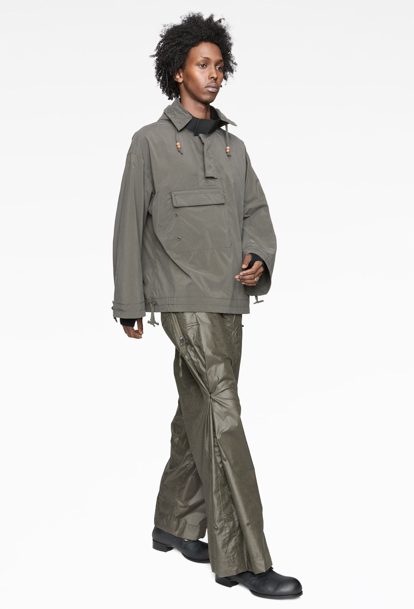 Charcoal Fang Anorack Hood
