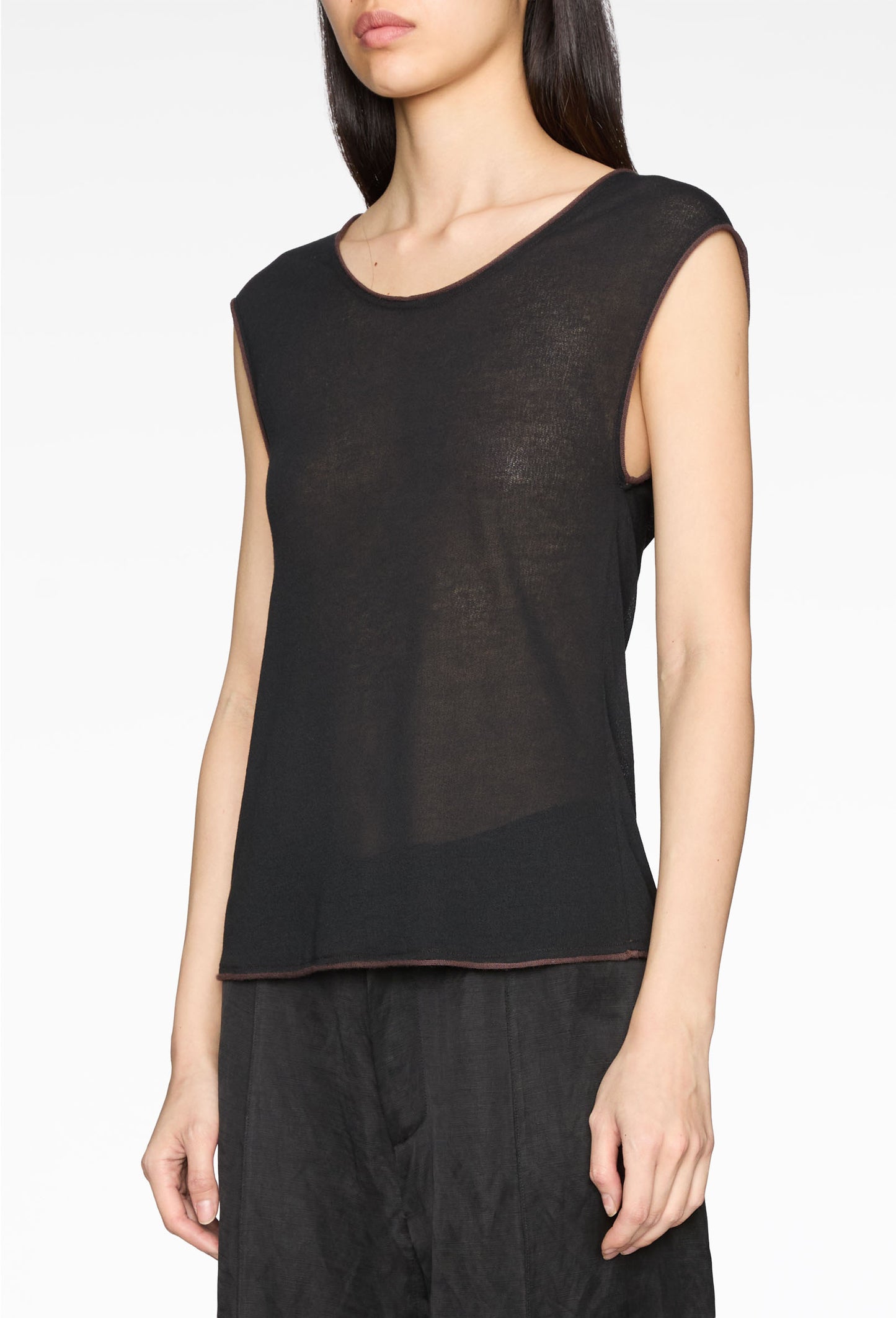 Charcoal Yora Top