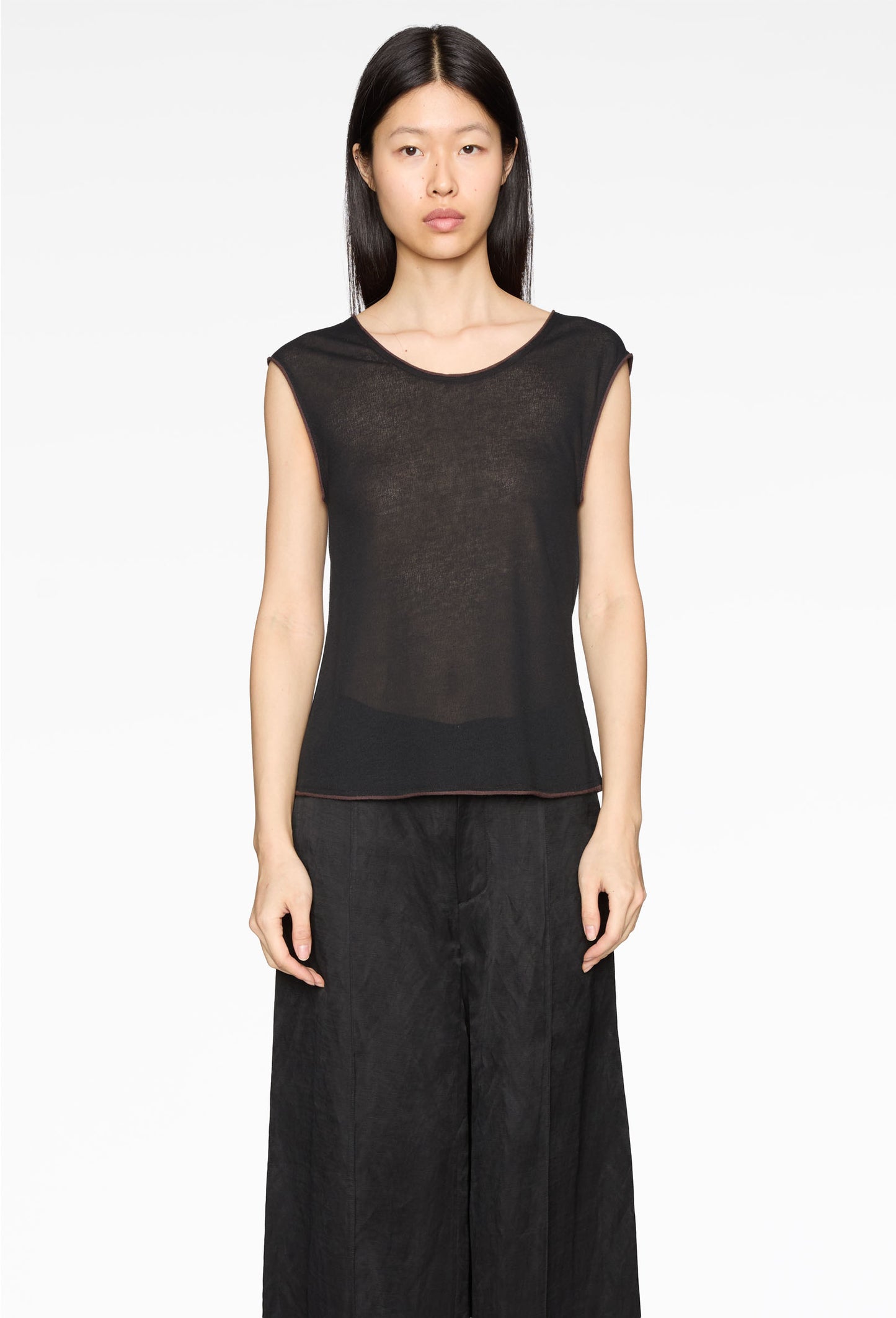Charcoal Yora Top