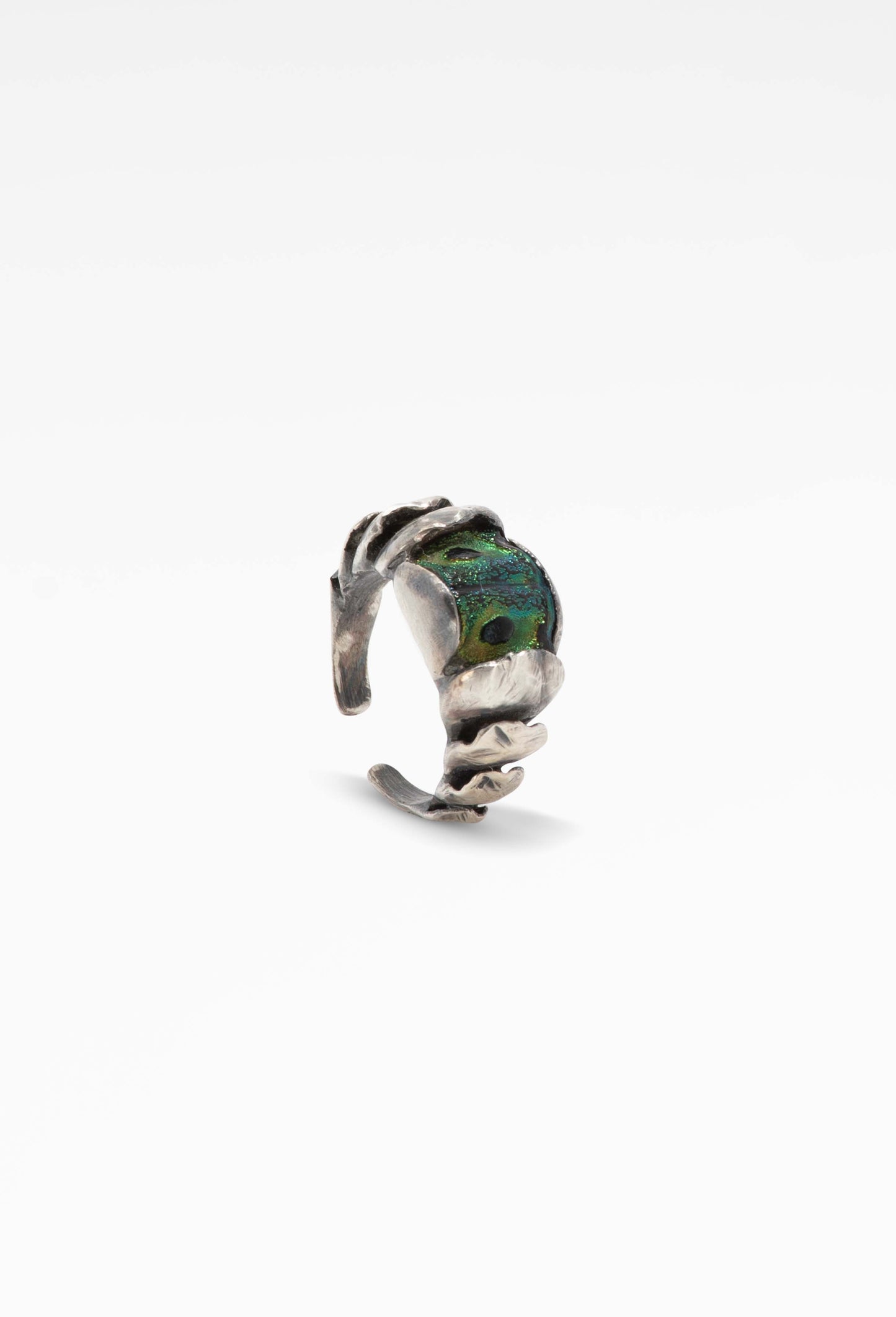 Chitiner - Cyan Flower Eyes Ring