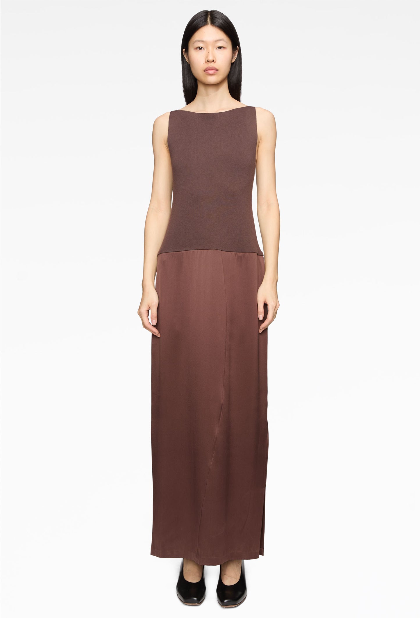 Coffee Tavi Dress