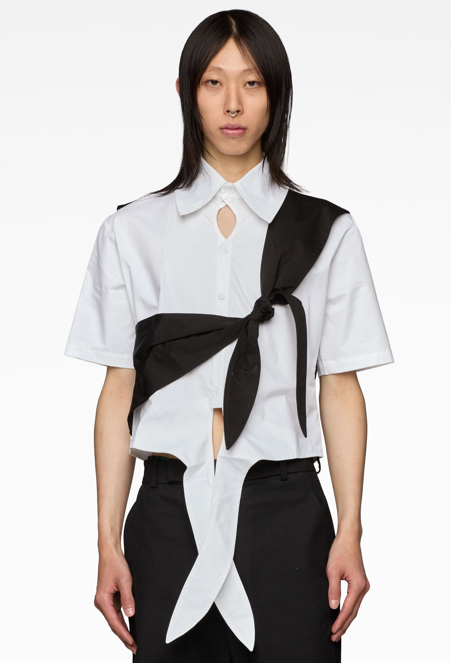 Crossed Shirt Shortsleeve