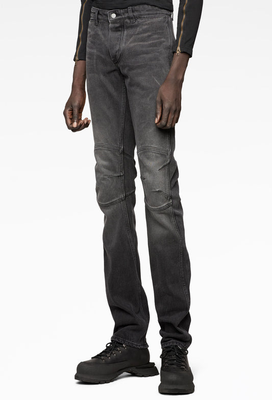Denim Biker Pants