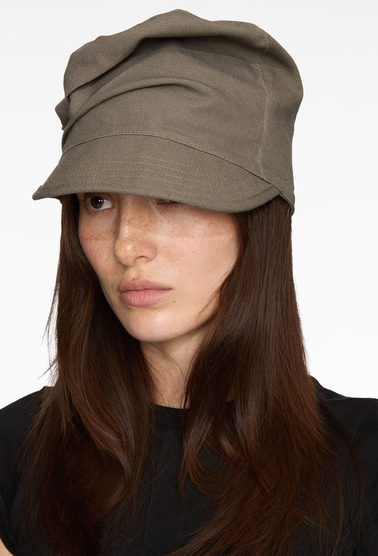 Dust Olive Crushed Cap