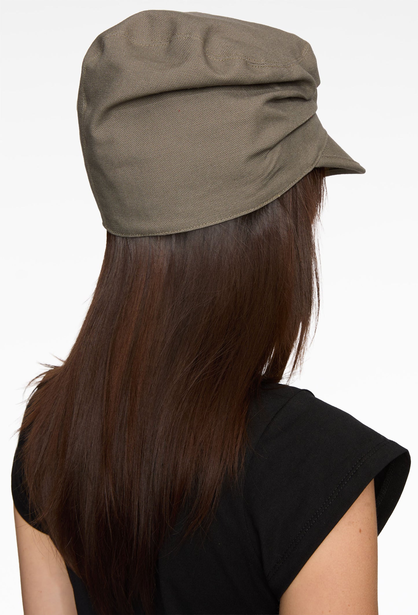 Dust Olive Crushed Cap