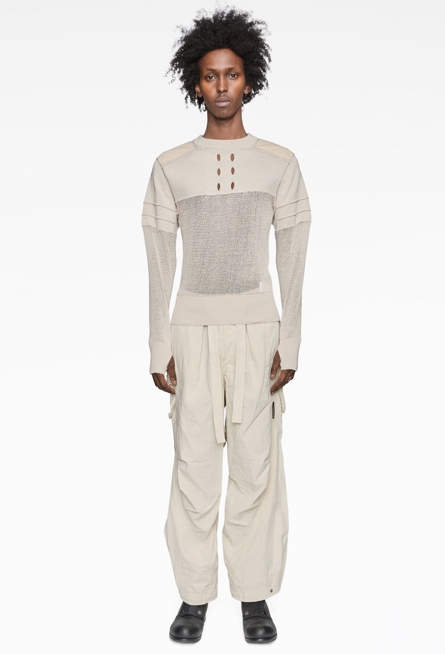 Ecru Fang Knit