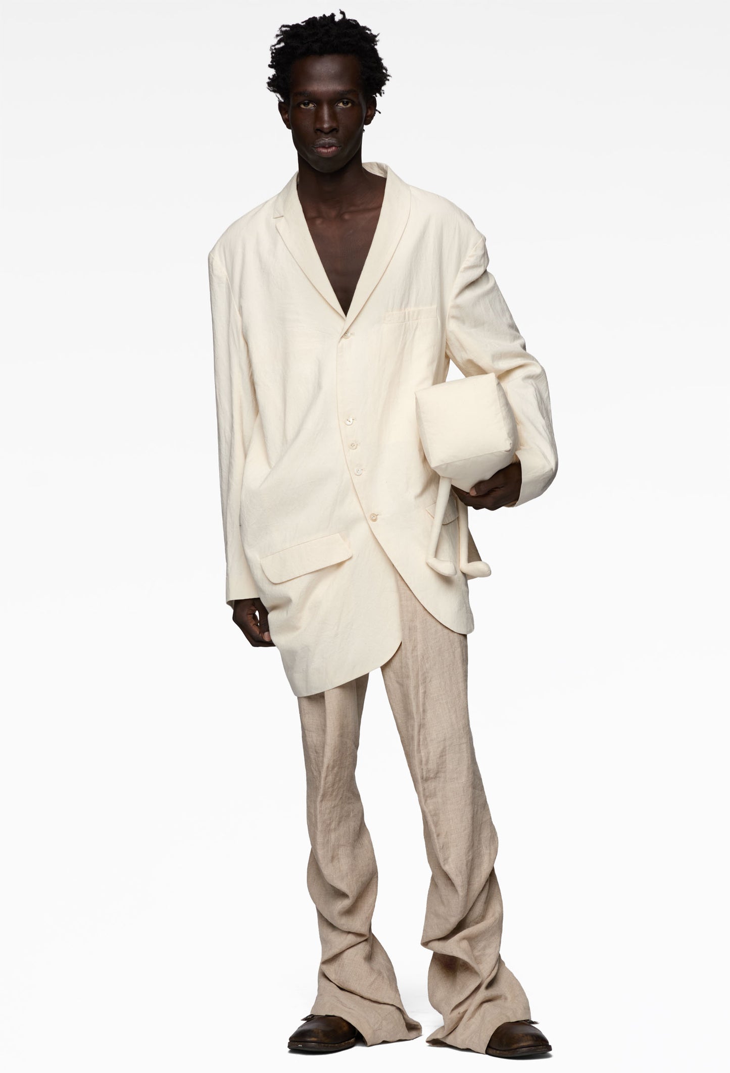 Ecru Snail Trousers