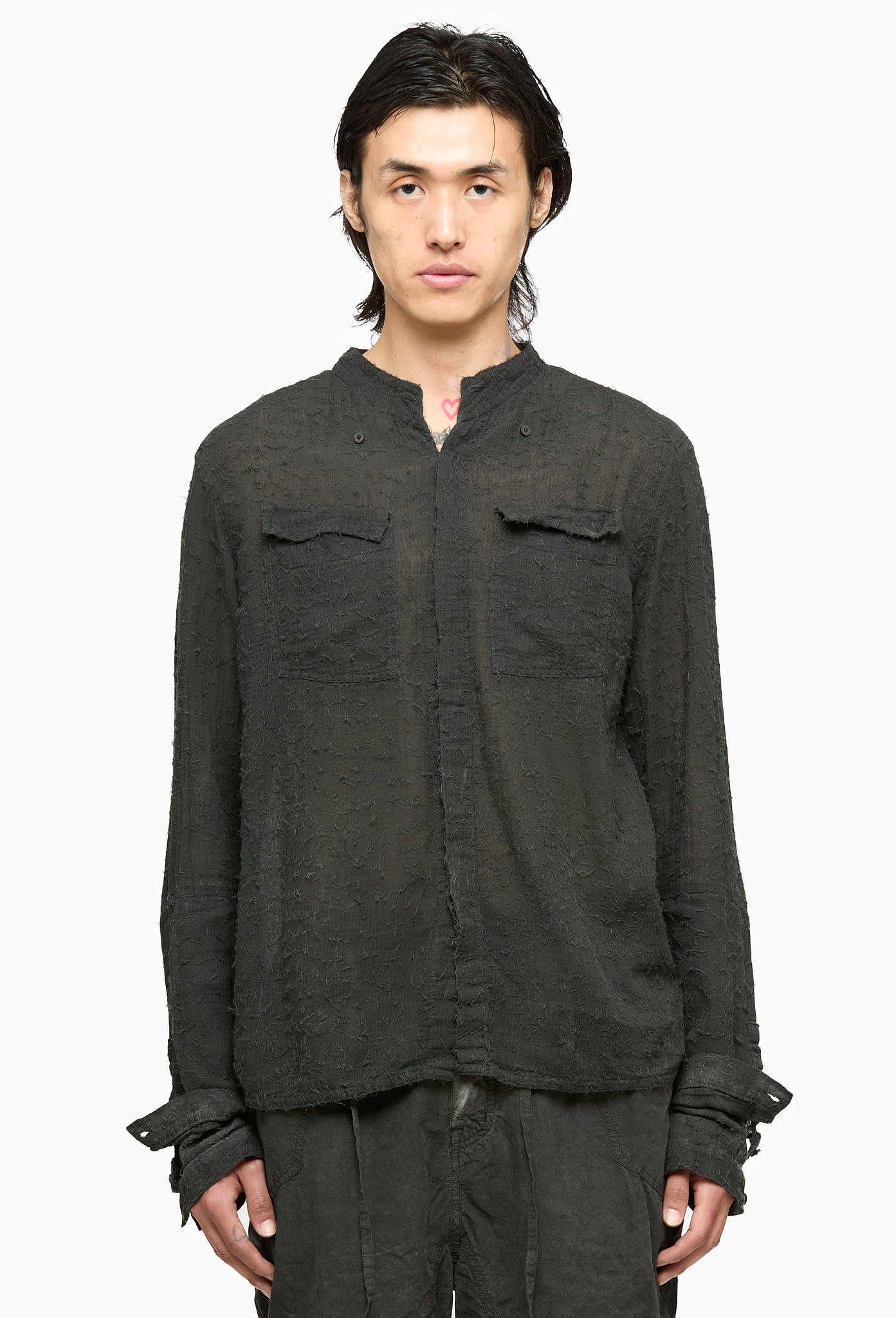 Endo Grey Ink Double Sleeve Field Shirt