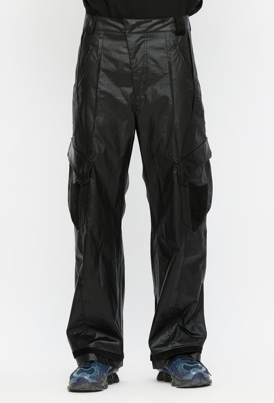 EP.7 Glossy Black 04 Trousers