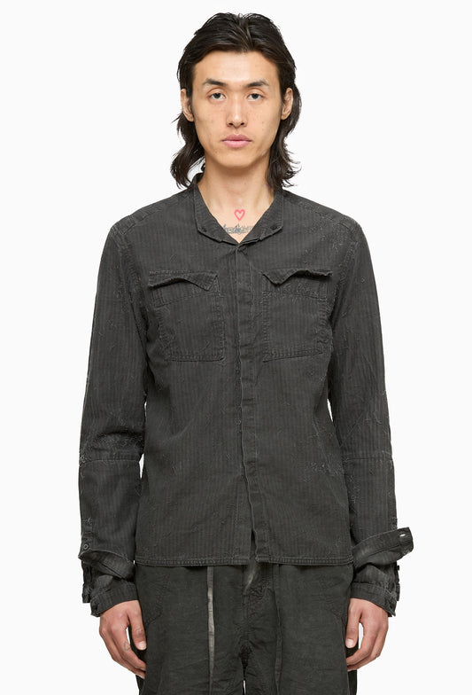 Exo Grey Ink Double Sleeve Field Shirt