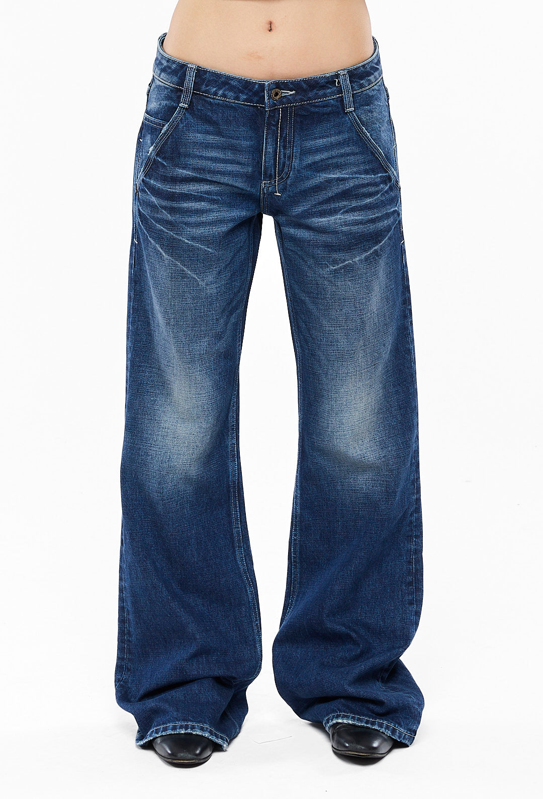 Dark Wash Flared Jeans