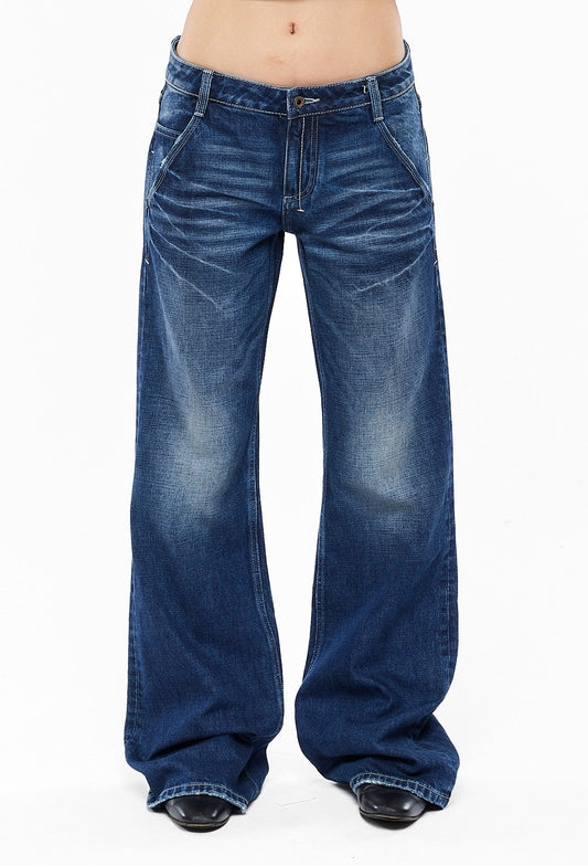 Dark Wash Flared Jeans