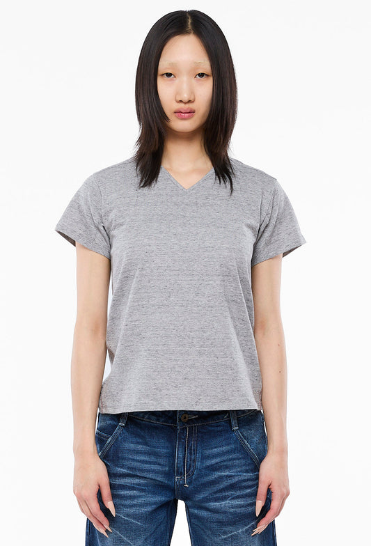 Grey V-Neck Tee