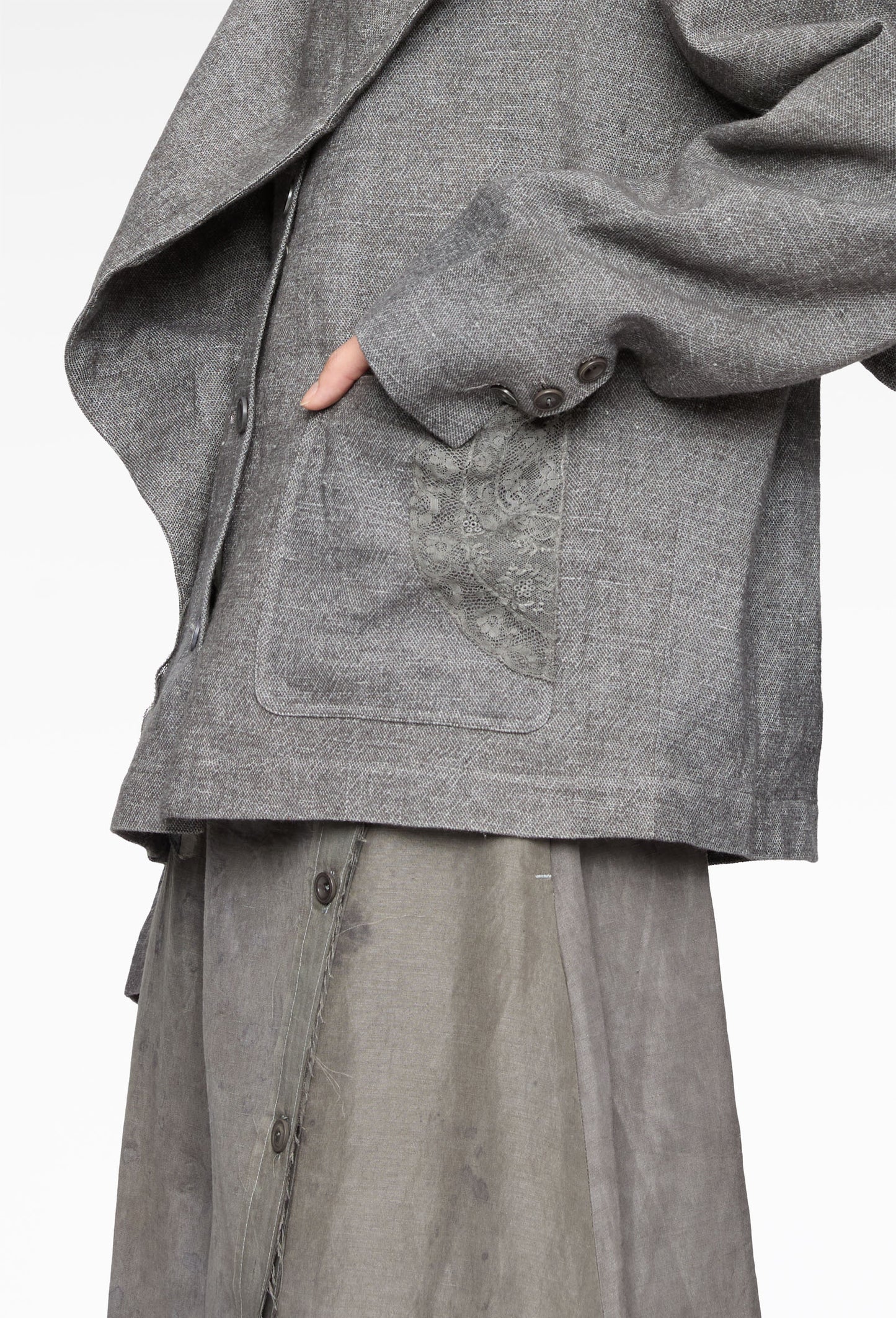 Forgotten Materials - Drape Scarf Blazer (Komune Exclusive)