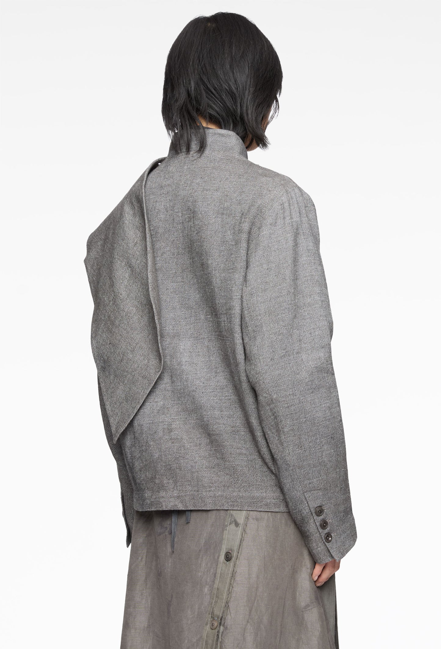 Forgotten Materials - Drape Scarf Blazer (Komune Exclusive)