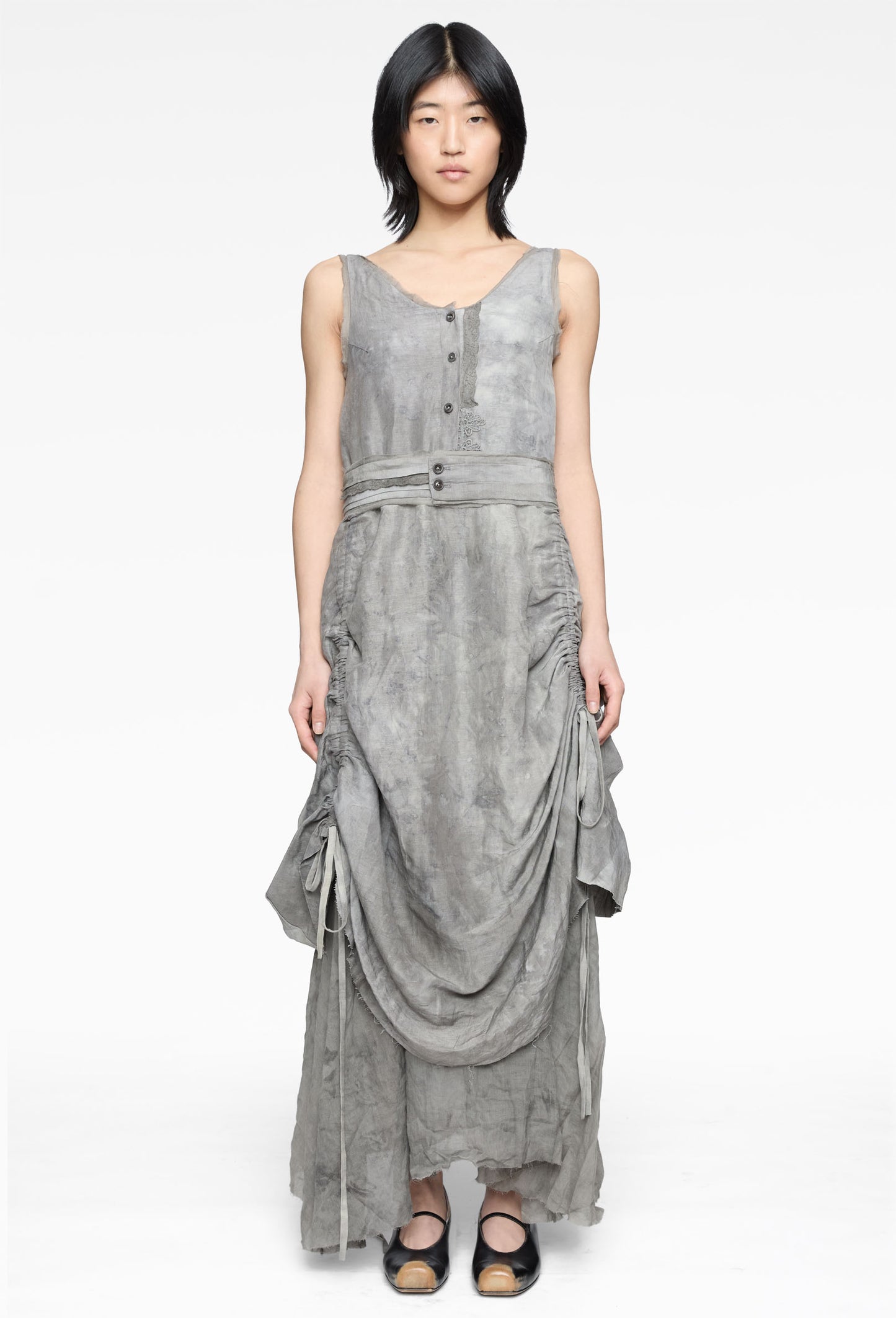 Forgotten Materials Drawstring Dress (Komune Exclusive)