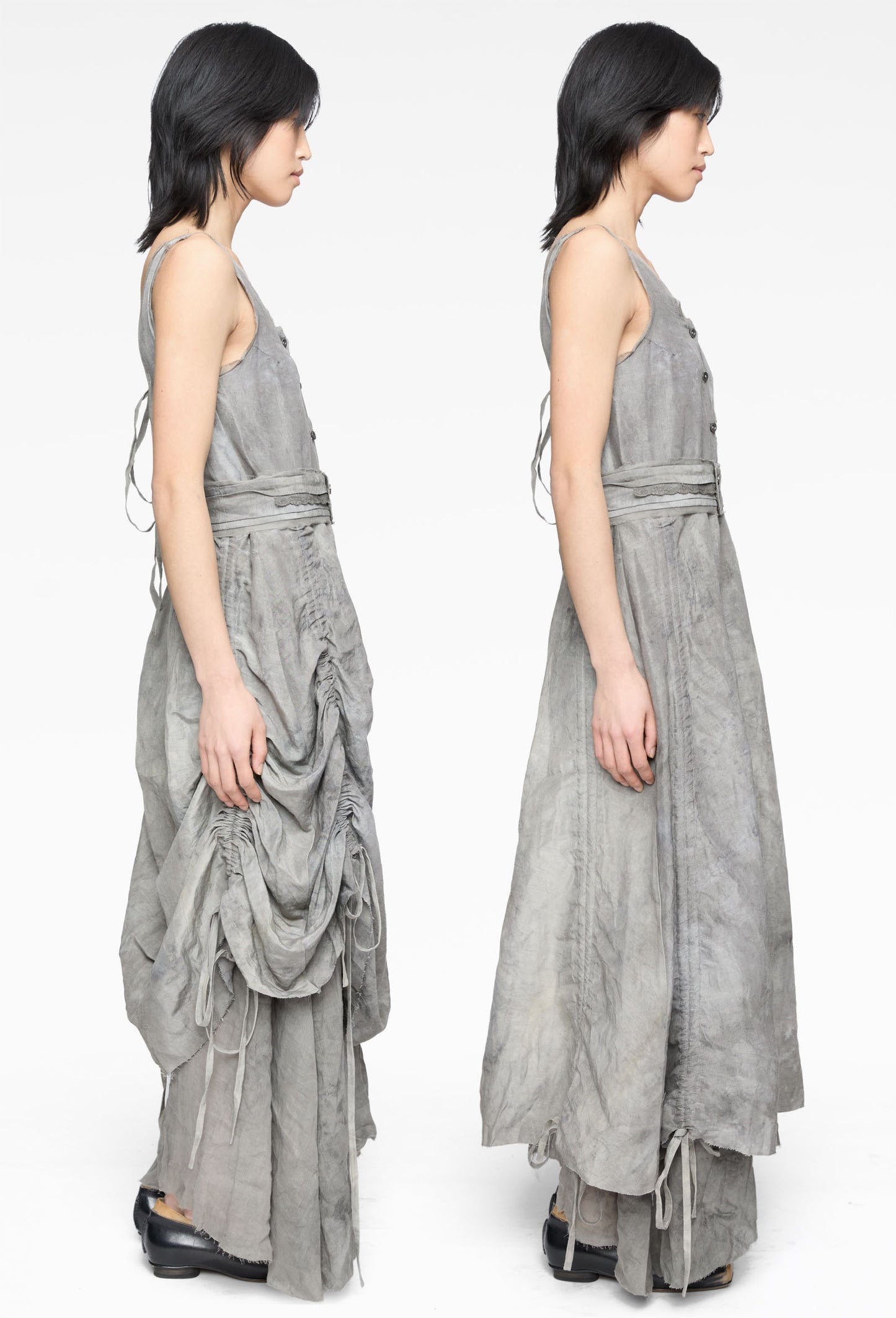 Forgotten Materials Drawstring Dress (Komune Exclusive)