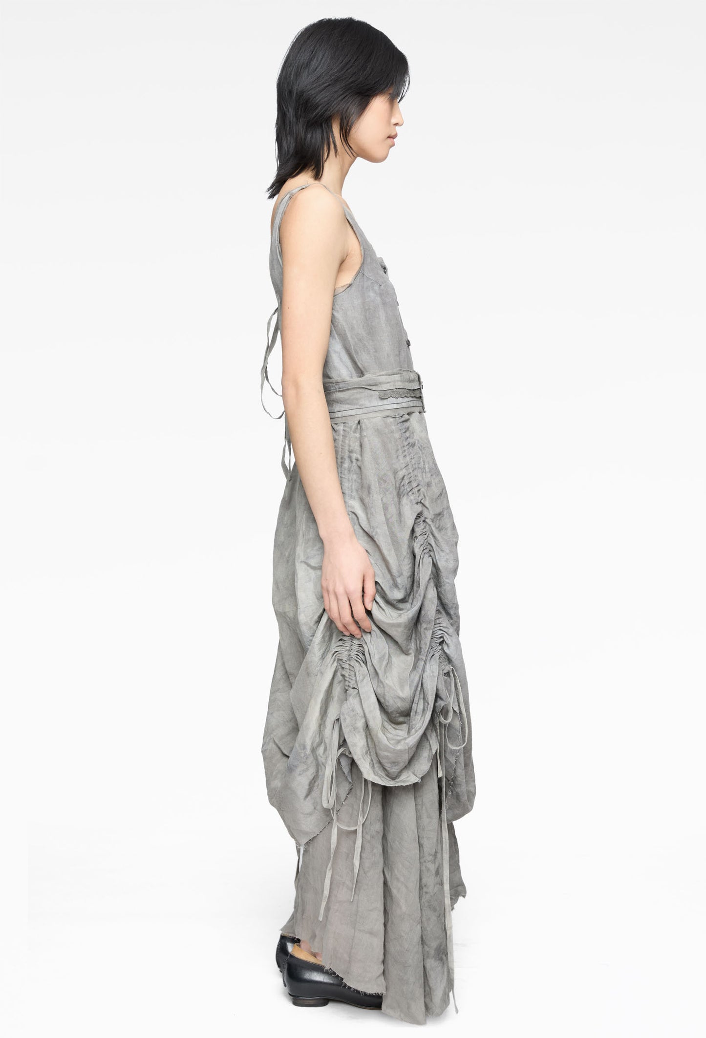 Forgotten Materials Drawstring Dress (Komune Exclusive)