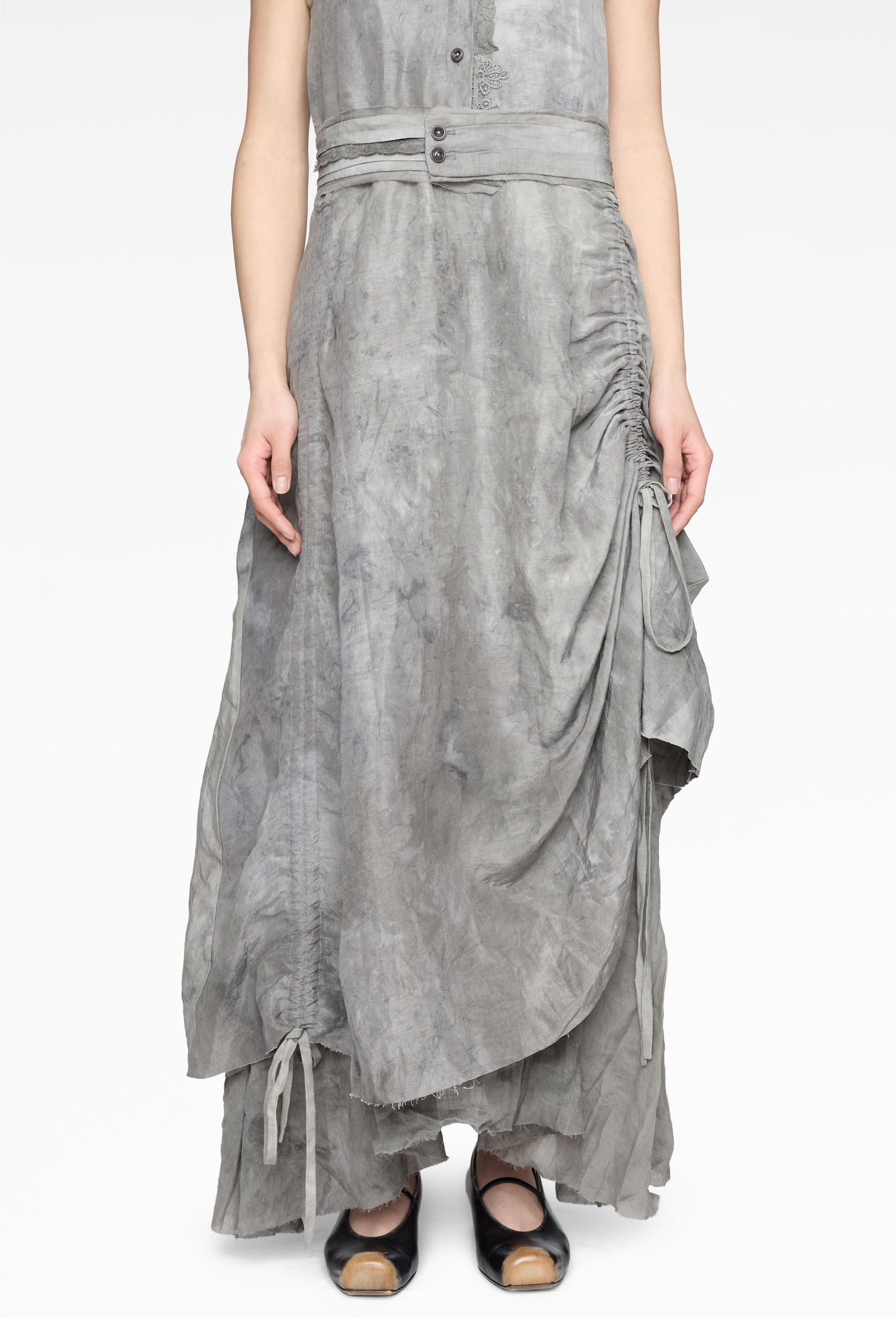 Forgotten Materials Drawstring Dress (Komune Exclusive)
