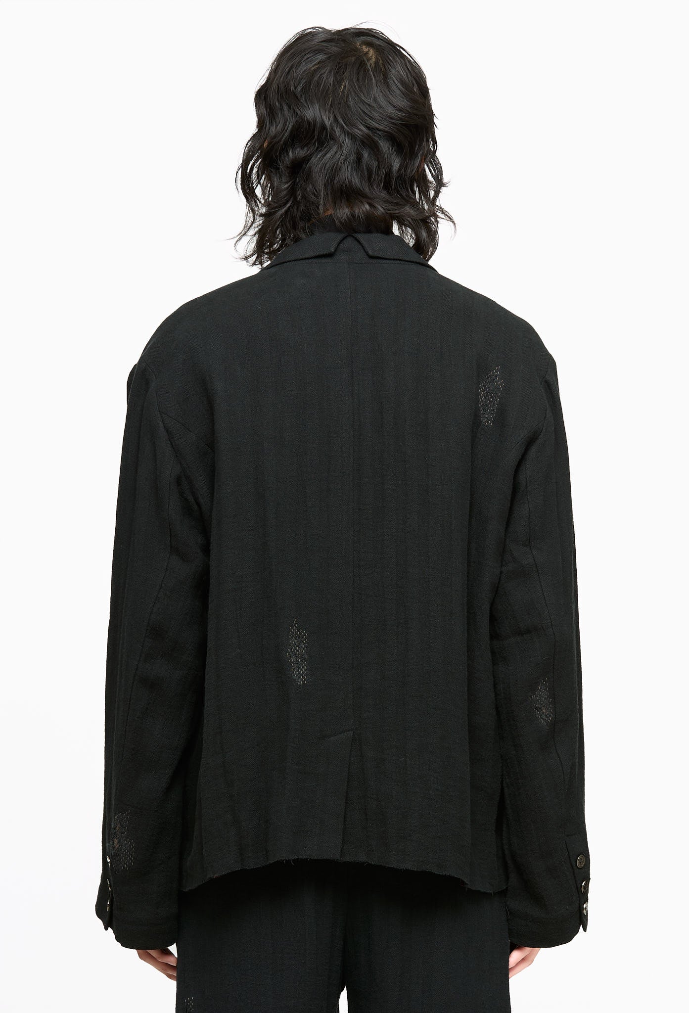 FM Frayed Black 0222 Blazer