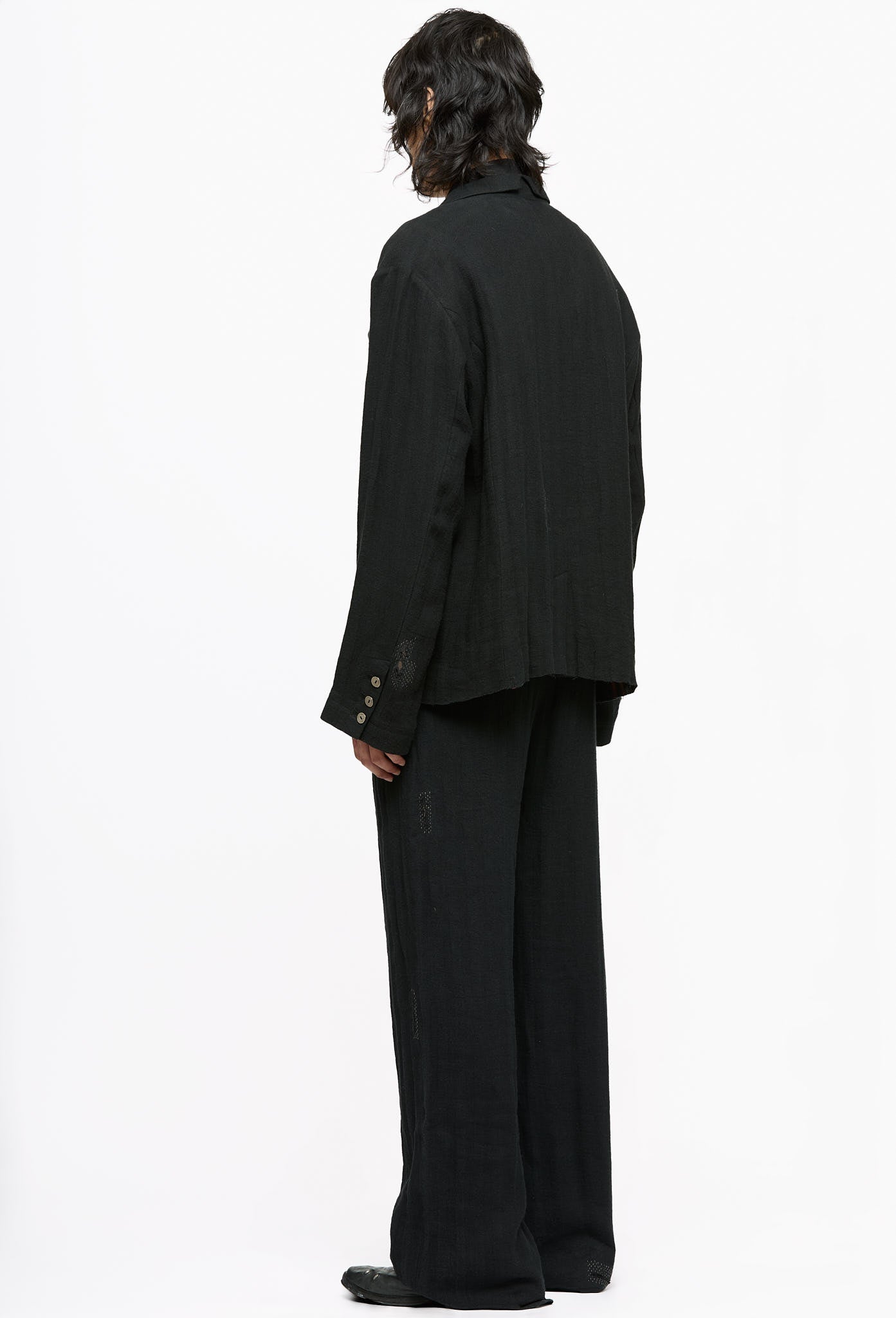 FM Frayed Black 0222 Blazer