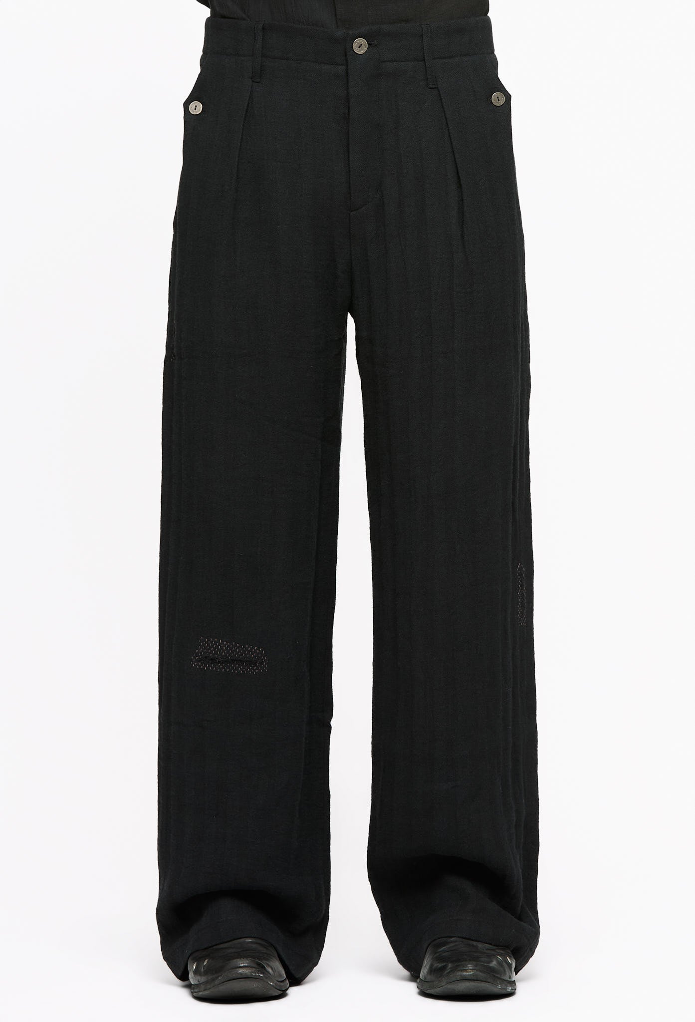 FM Frayed Black 0222 Pants