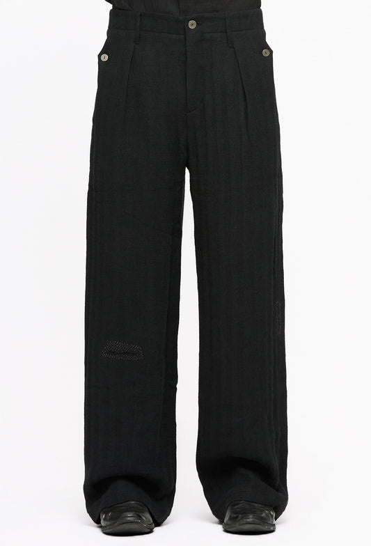 FM Frayed Black 0222 Pants