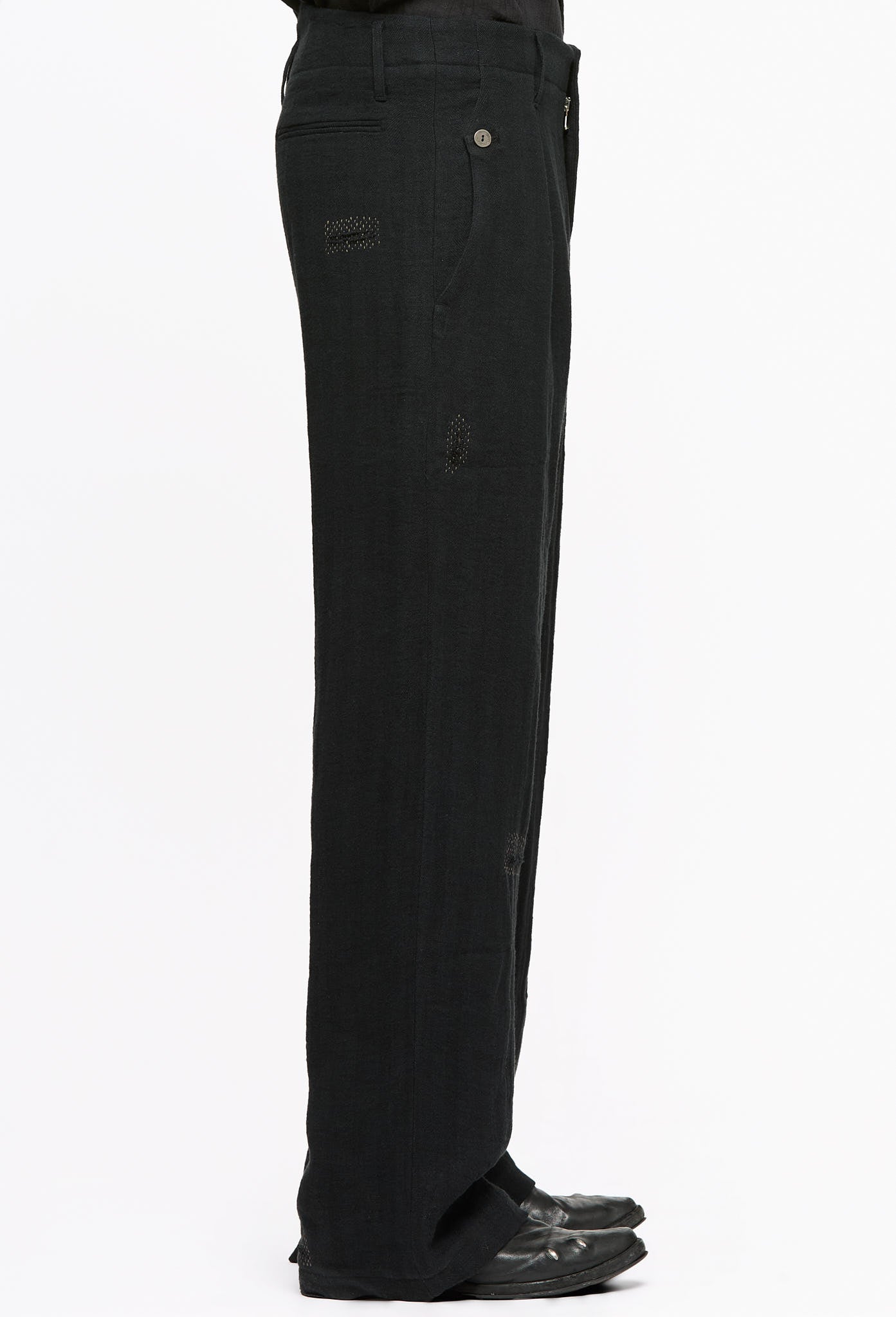 FM Frayed Black 0222 Pants