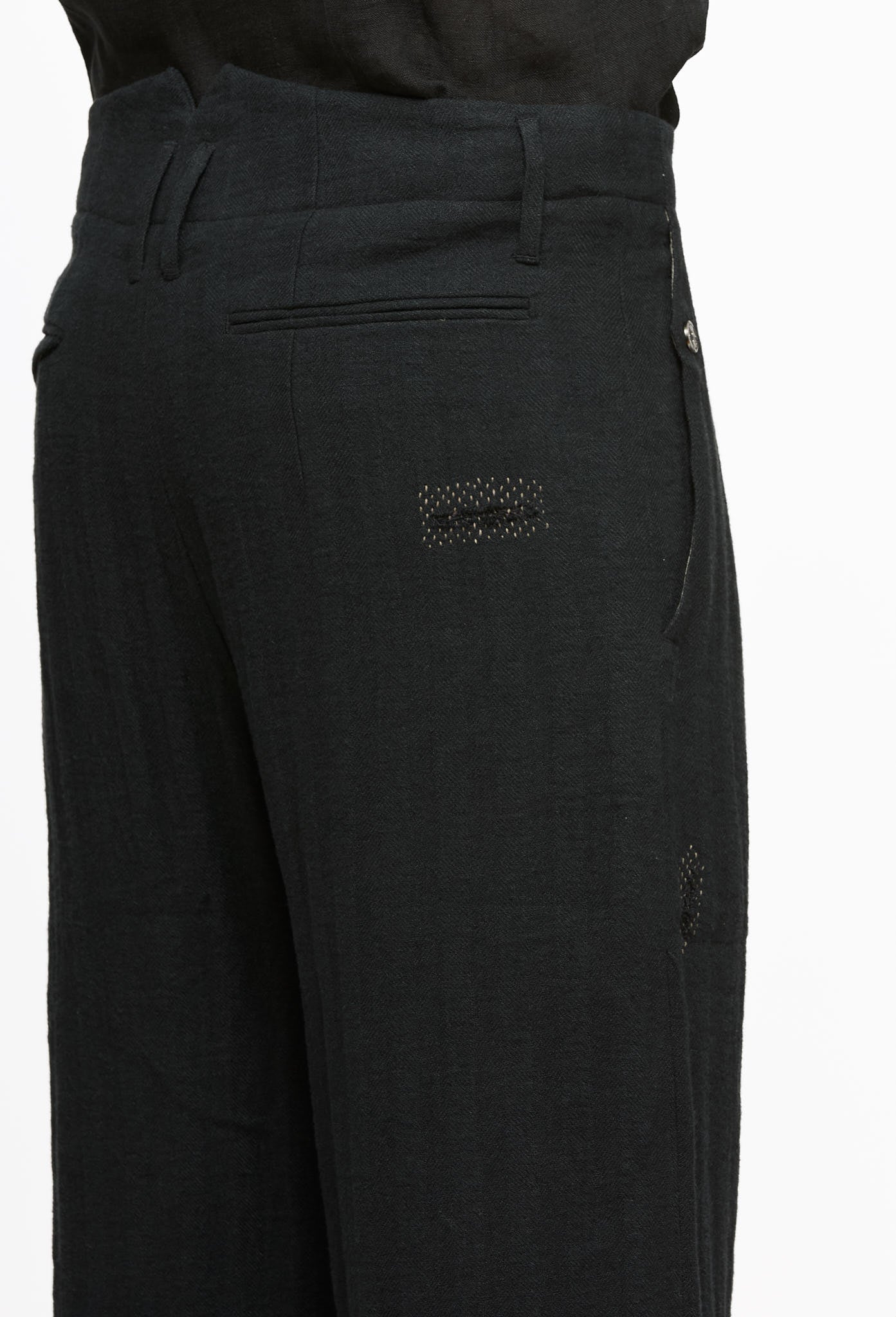 FM Frayed Black 0222 Pants