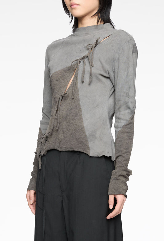 Forgotten Materials - Lace-Up Panel Top (Komune Exclusive)