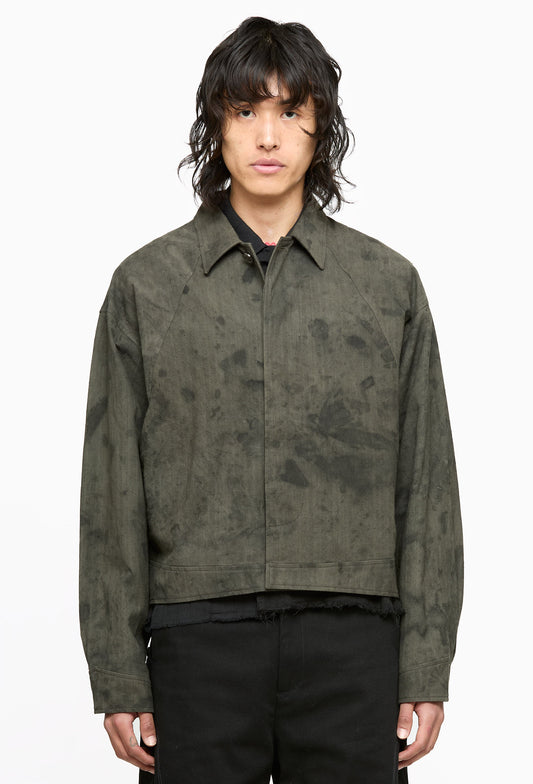 FM Natural Dyed Grey E Cropped Jacket