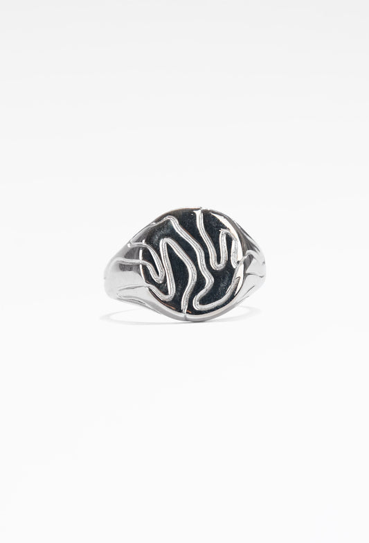 Globe Signet Ring