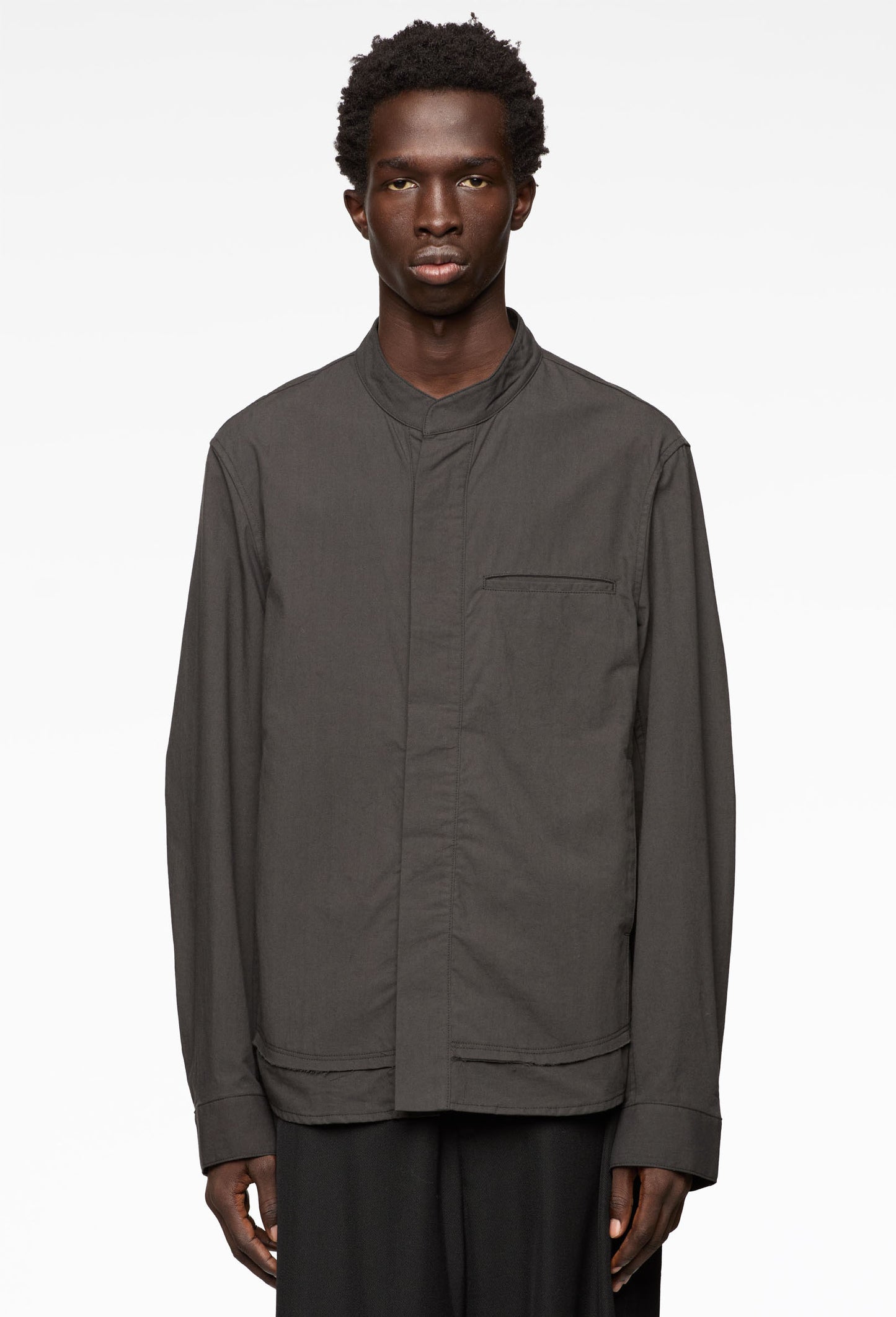 Gravel Raw Edge Shirt