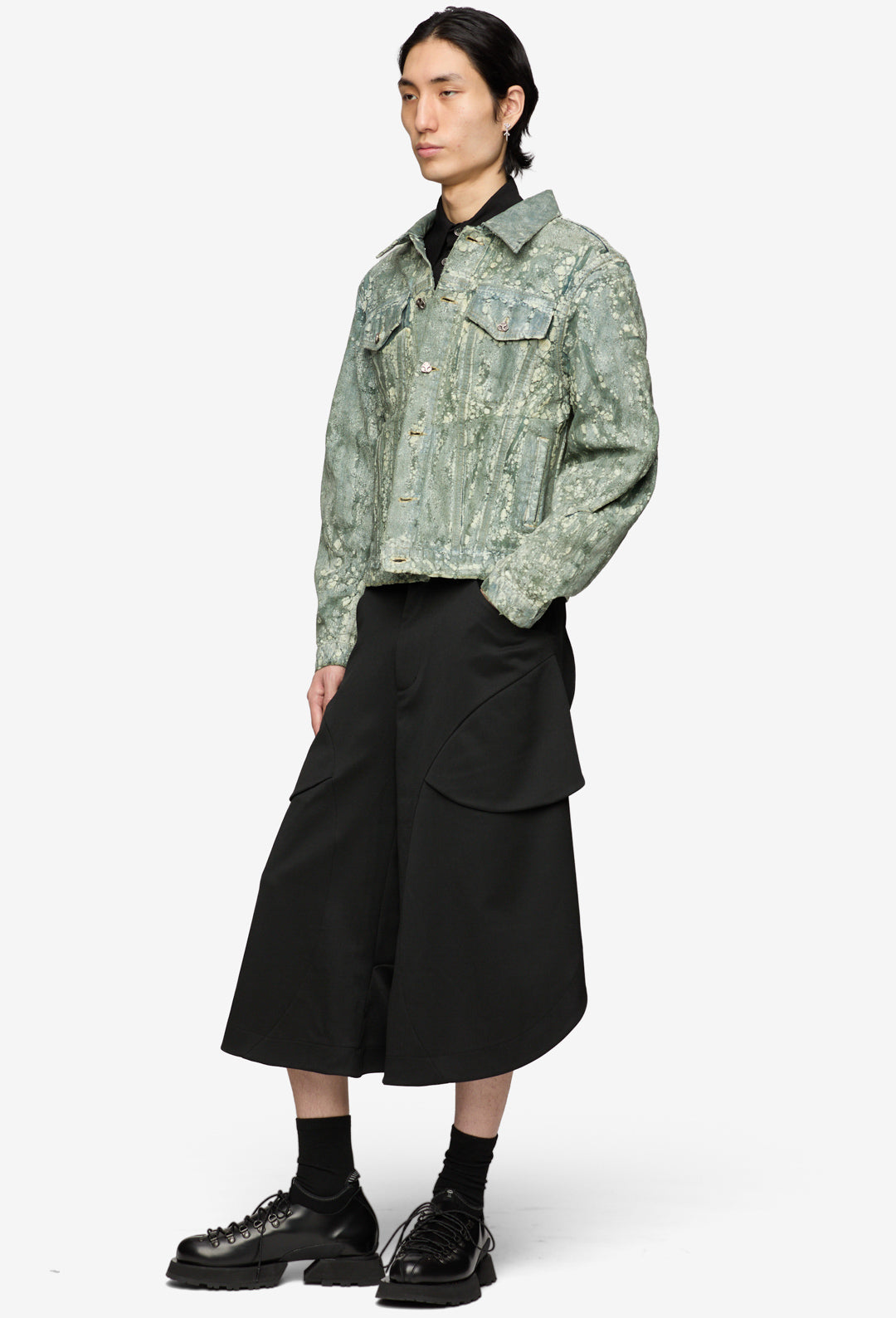 Green Terrarium Denim Jacket
