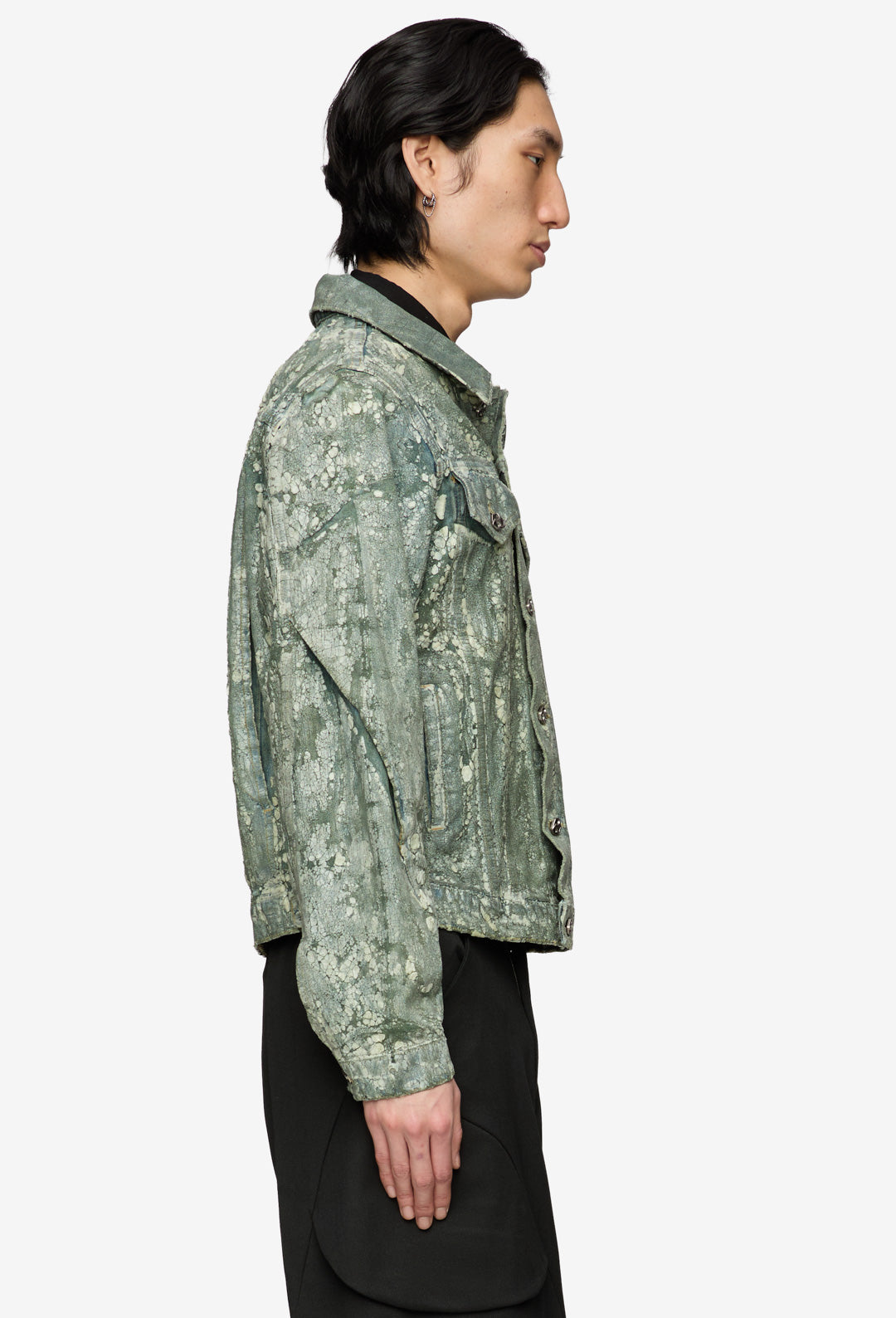 Green Terrarium Denim Jacket