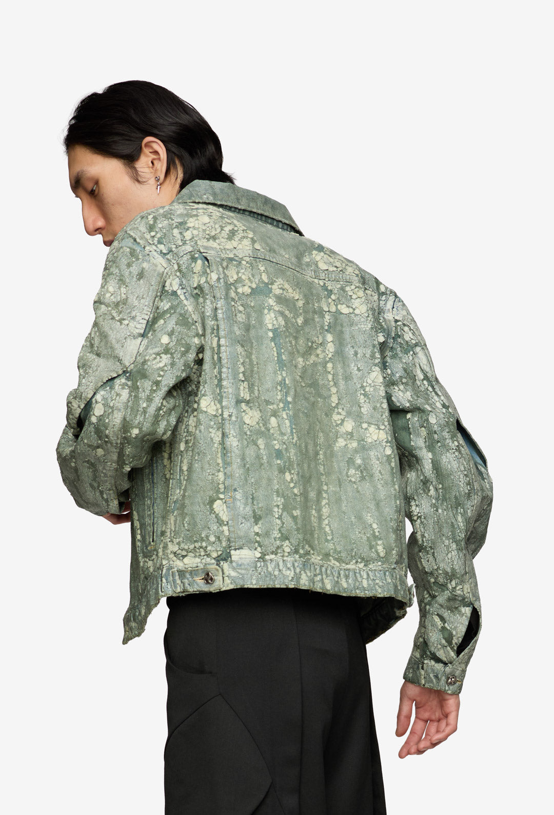 Green Terrarium Denim Jacket