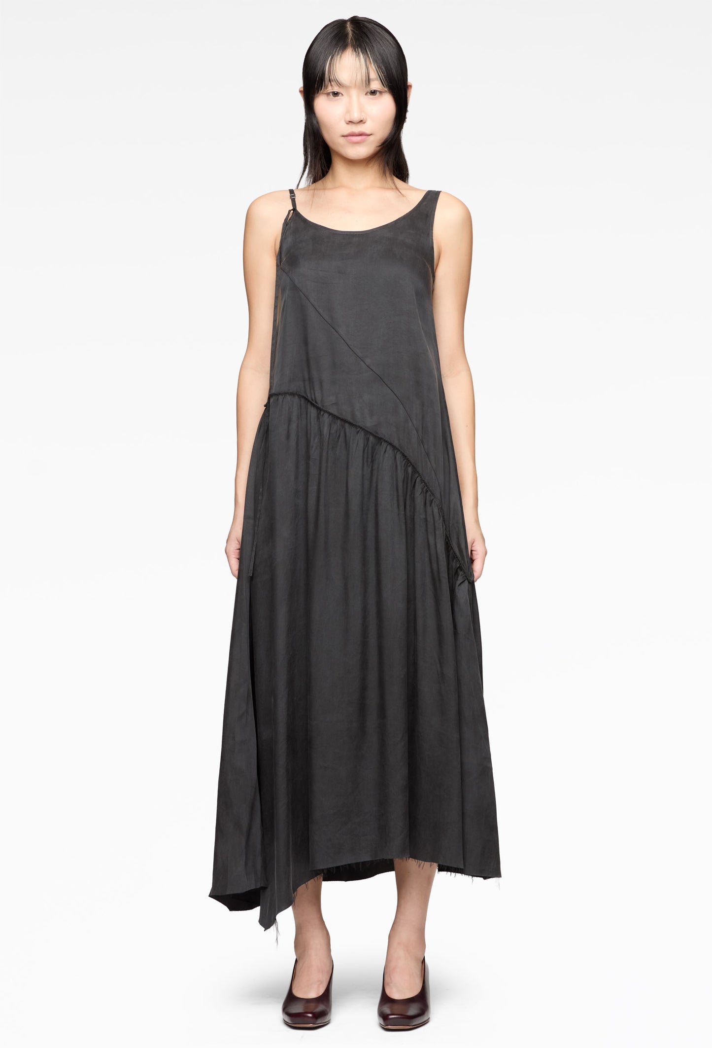 Grey Comfort Midi Dress
