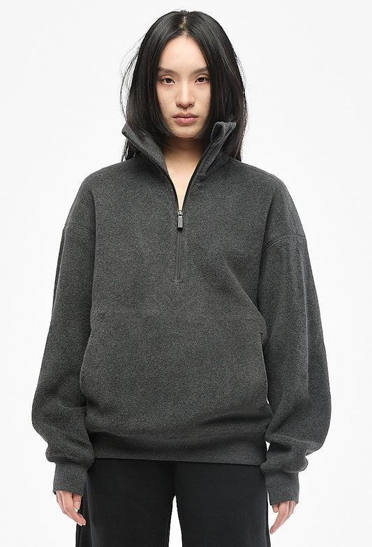 Grey Fleece Sweatshirt