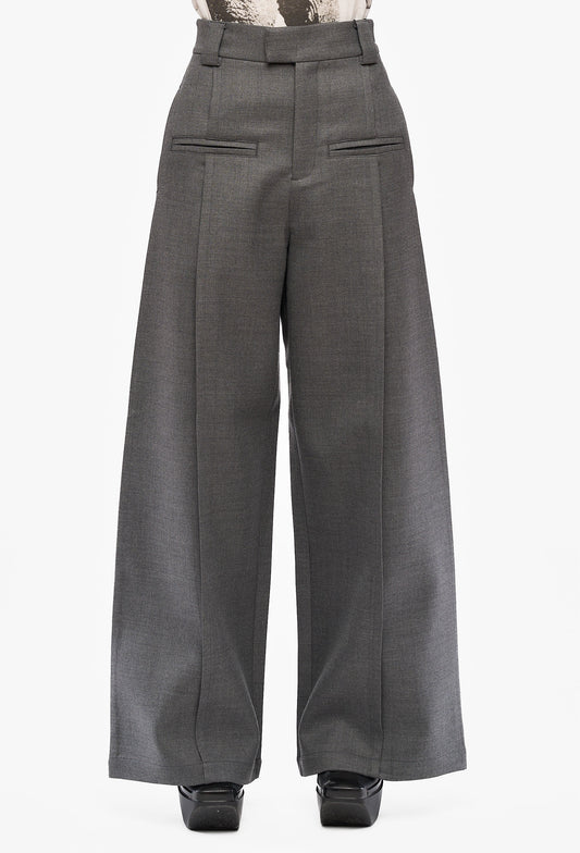 Grey Hand In Front Pocket Pant 01