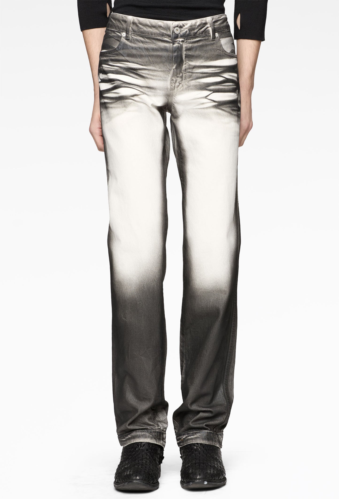 Grey Low Rise Jeans