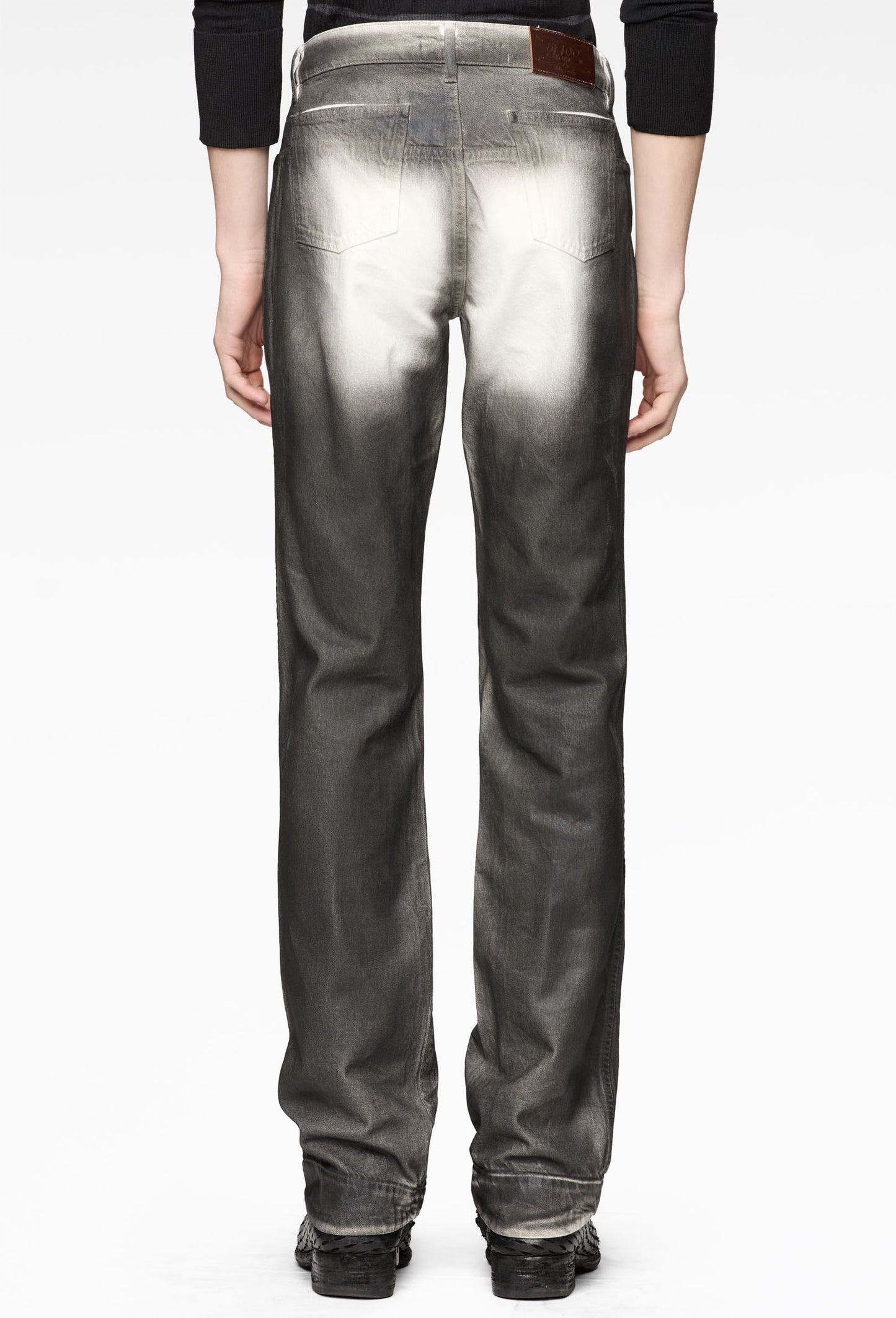 Grey Low Rise Jeans