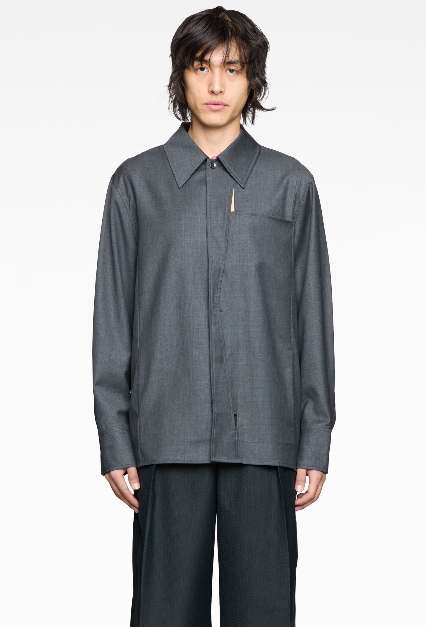 Grey Page Shirt Longsleeve