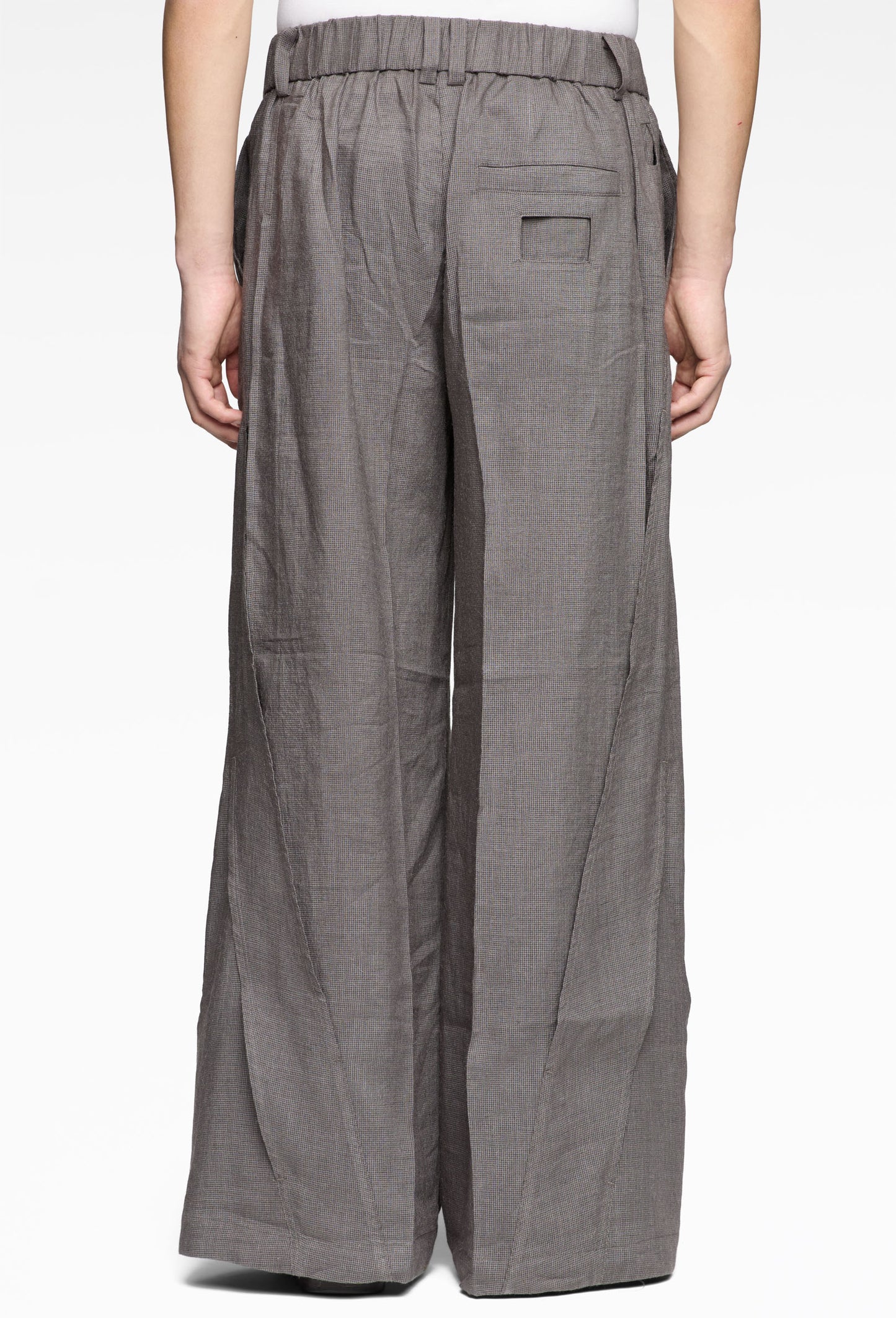 Silk Linen Interweaved Trousers