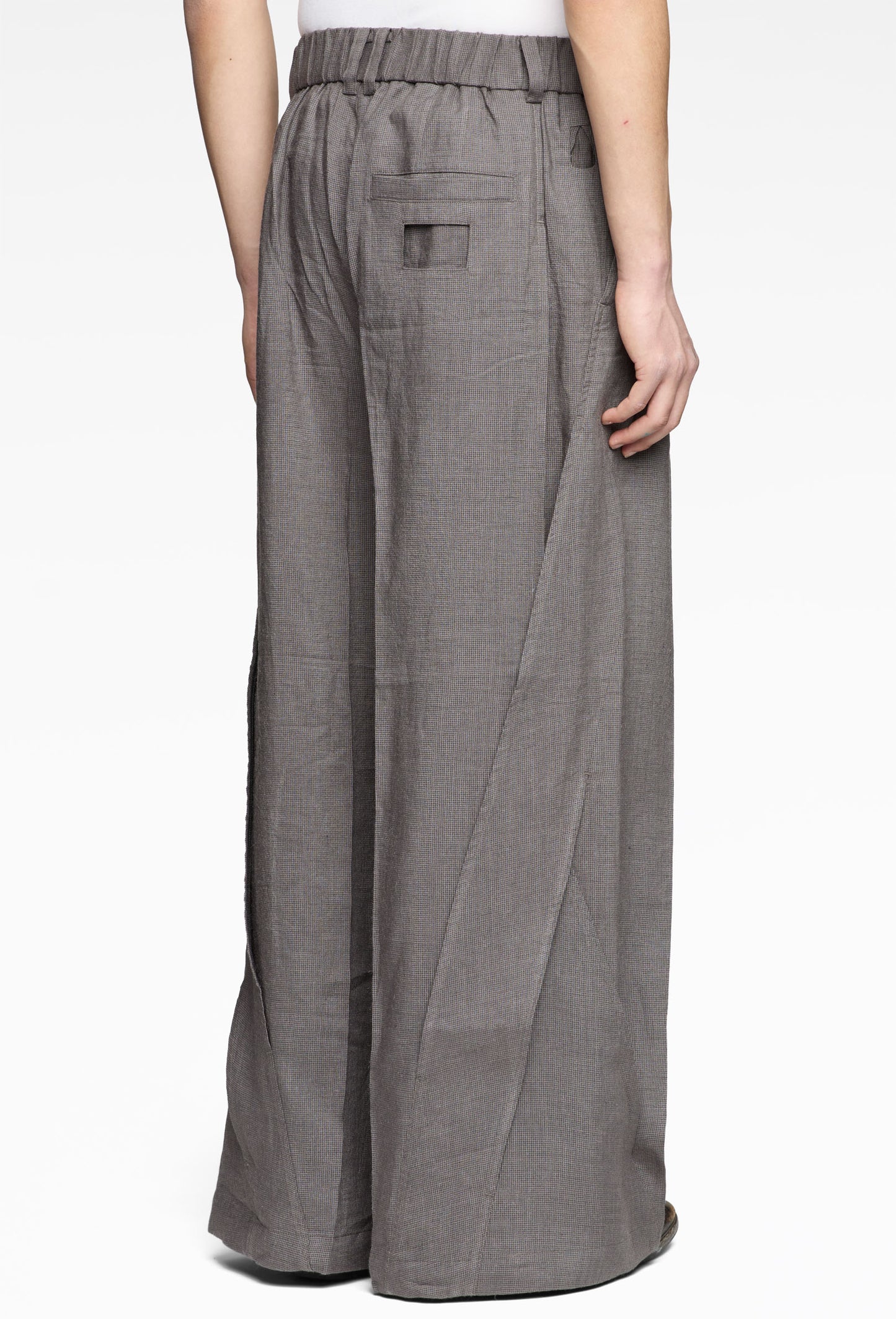 Silk Linen Interweaved Trousers
